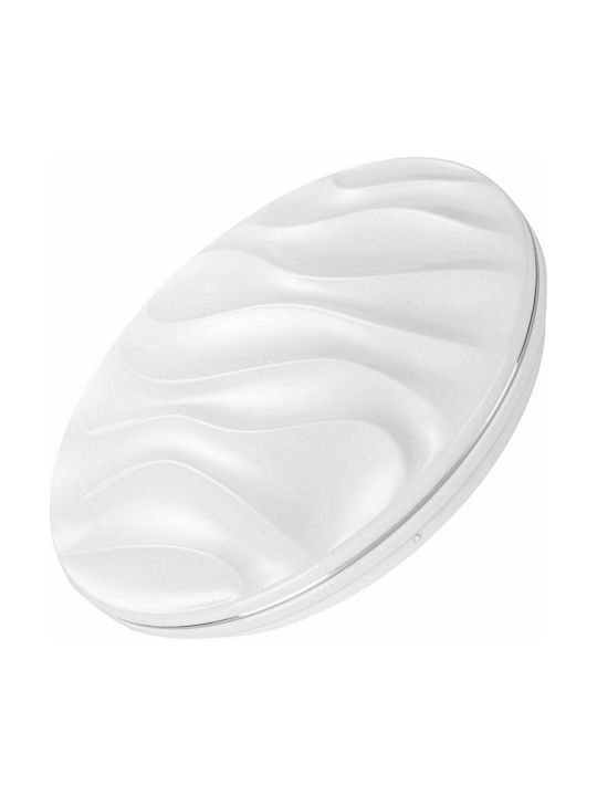 Avide ACLO38CW-24W-SEL44 Outdoor Ceiling Flush Mount with Integrated LED in White Color 15.001.0436