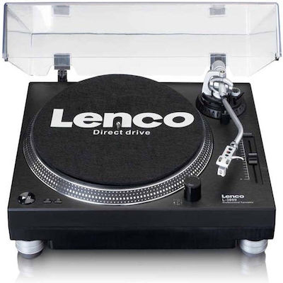 Lenco L-3809 DJ LEN-L3809BK Turntables with Preamp Black