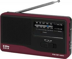 Eltra Asia Tragbares Radio Schwarz
