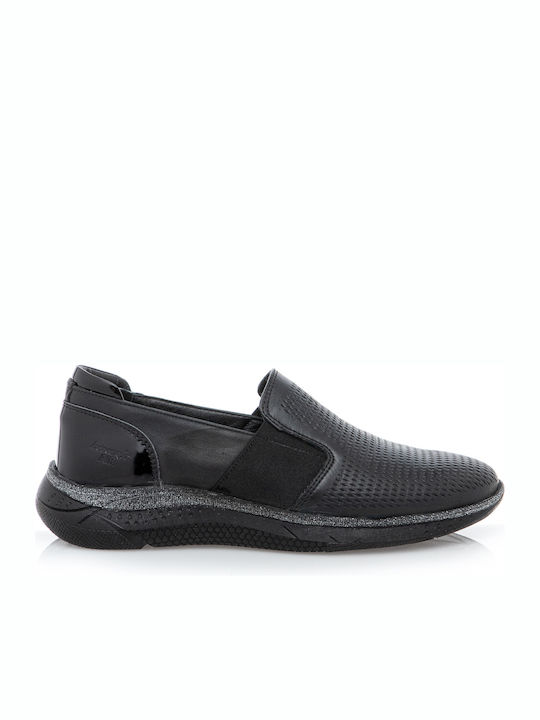 Anatomic Women's Leather Slip-Ons Black