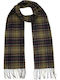 Men's Wool Scarf Green Tartan USC0001-TN11