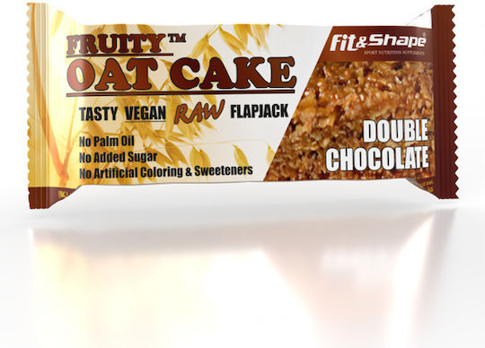 Fit Μπάρα Ενέργειας / Βρώμης / Raw / Flapjack με Double Chocolate 80gr