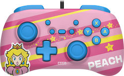 Hori Horipad Mini Ενσύρματο για Switch Peach