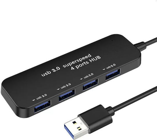 Andowl USB-Hub mit 4 USB 3.0-Anschlüssen mit USB-A Anschluss