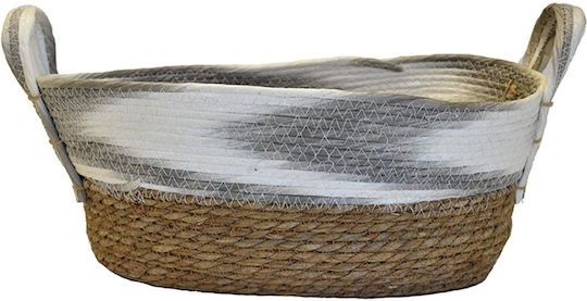 Decorative Basket Garden Wicker Paper 40x30x18cm 40cmx30cmx18cm 00.06.67320