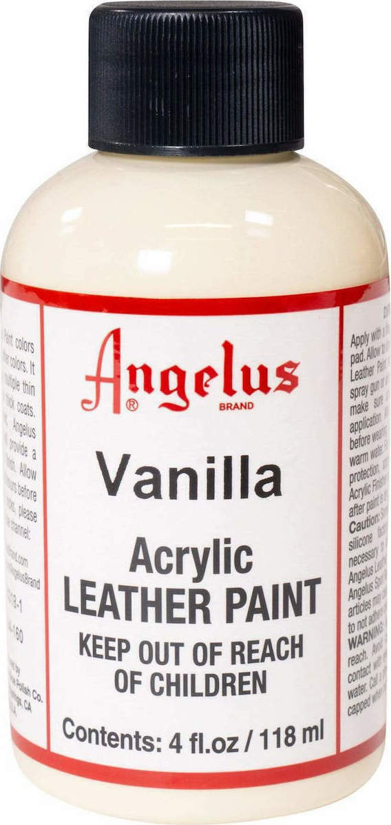 Angelus Acrylic Leather Paint Vanilla 118ml Skroutz.gr