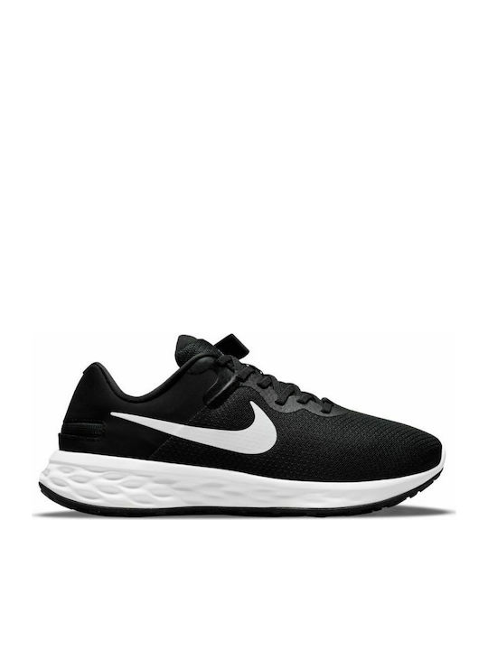 Nike Revolution 6 FlyEase Next Nature Ανδρικά Αθλητικά Παπούτσια Running Μαύρα