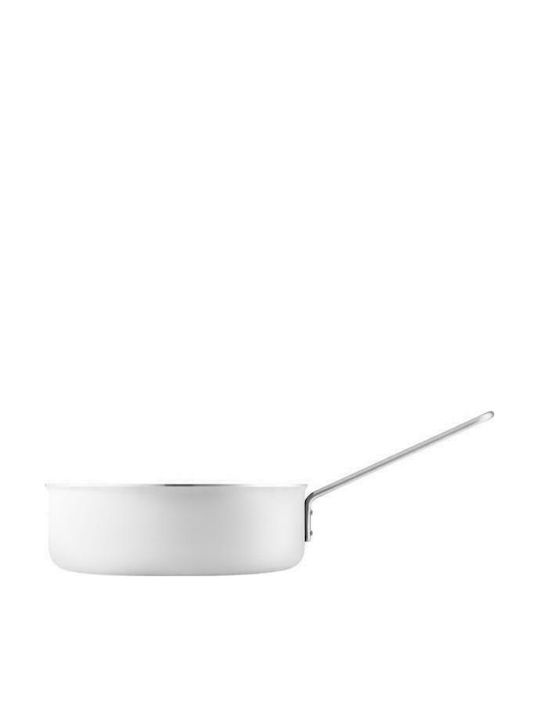 Eva Solo White Line Saute made of Aluminum with Non-Stick Coating 24cm