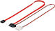 Goobay 7-Pin SATA II to 7-Pin SATA II Cable 0.3m Red (95713)