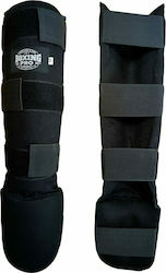 Boxing Pro Contact Kids' Shin Guards Black