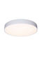 VK Lighting Deckenleuchte 45cm Weiß mit Integrierter LED