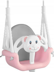 Ricokids Κούνια με Προστατευτικό Πλαστική Bear για 6+ Μηνών Ροζ