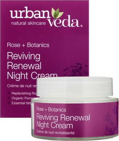 Urban Veda Reviving Αντιγηραντική Κρέμα Προσώπου Νυκτός 50ml