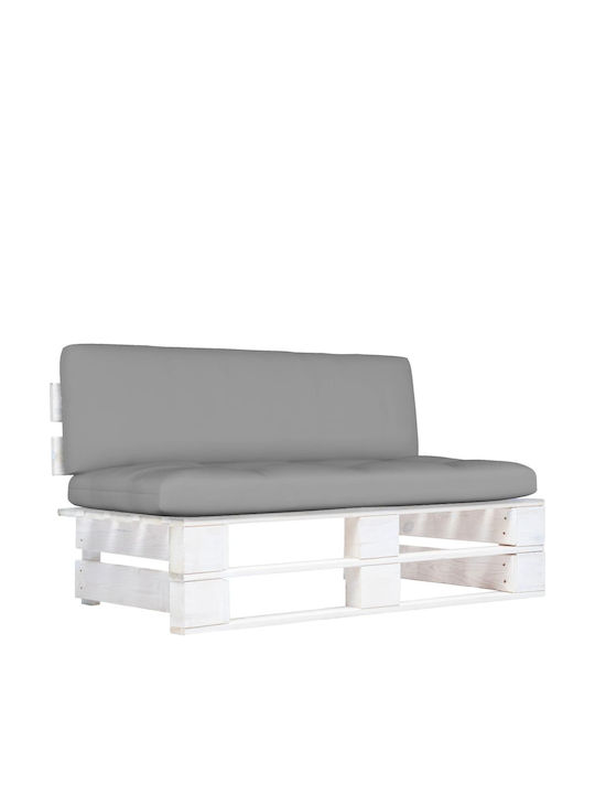Zweisitziges Sofa Außenbereich aus Paletten mit...