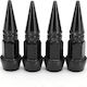 Blox Aluminum Wheel Valve Caps Black 4pcs