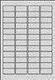 Avery Zweckform 960 Self-Adhesive Rectangular A4 Labels 45.7x21.2mm