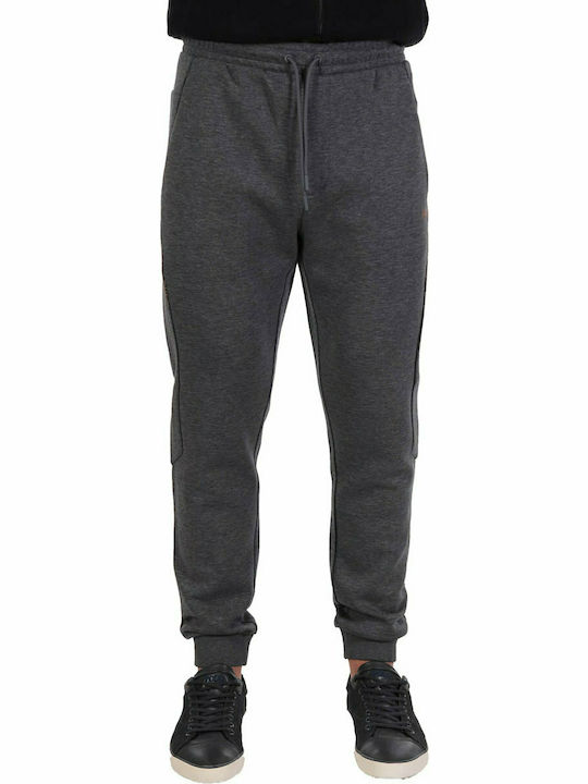 Hugo Boss Men's Sweatpants with Rubber Gray