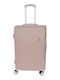 Ormi ESH312 Medium Travel Suitcase Hard Pink Gold with 4 Wheels Height 64cm