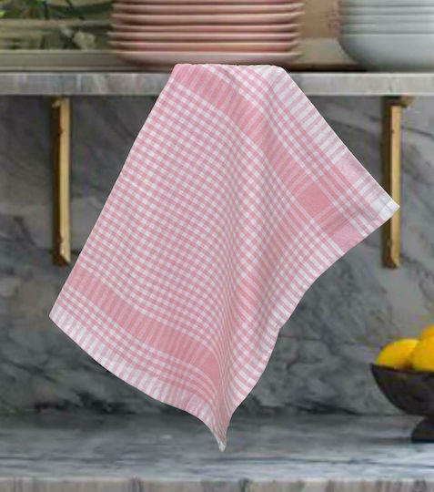 Linea Home Pin Handtuch aus 100% Baumwolle in Rosa Farbe 50x70cm