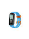 Kiddoboo Kinder Smartwatch mit Kautschuk/Plastik Armband Hellblau