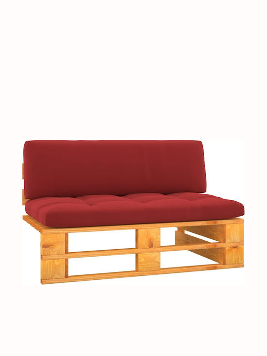 Zweisitziges Sofa Außenbereich aus Paletten mit...