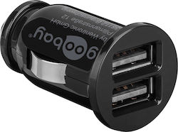 Goobay Auto-Ladegerät mit Anschlüssen 2xUSB-A Goobay Auto-Ladegerät mit Anschlüssen 2xUSB-A