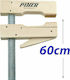 Piher Tools Madera Klemme Typ "F" mit maximaler Öffnung von 600mm mm Hölzerne Backen