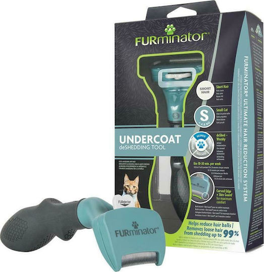 FURminator Cat Brush Undercoat deShedding Tool Blue
