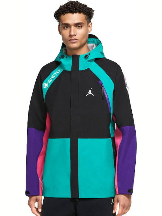Jacke Wasserdicht Black / Green