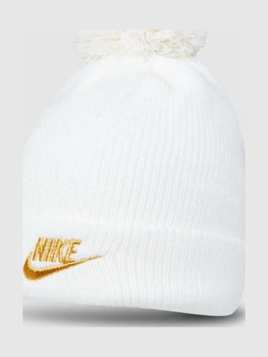 Nike Παιδικό Σκουφάκι Πλεκτό Λευκό