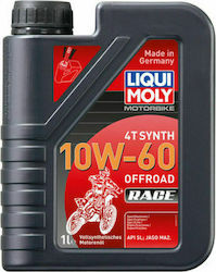 Liqui Moly Offroad Race Motorbike 4T Synth Synthetic Motorcycle Oil for Four-Stroke Engines 10W-60 1lt