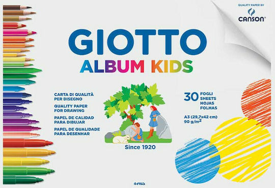 Giotto Drawing Pad Album Kids 1pcs