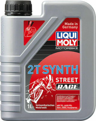 Liqui Moly Motorbike 2T Synth Street Race Synthetic Motorcycle Oil for Two-Stroke Engines 1lt