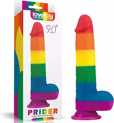 Lovetoy Prider Ρεαλιστικό Dildo με Όρχεις και Βεντούζα 23cm