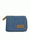 Leather Men's Wallet Classic Blue
