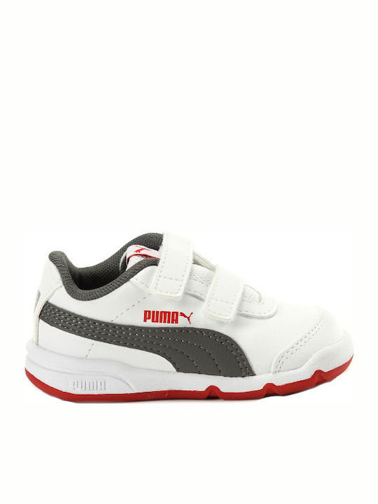 PUMA Stepfleex 2 Παιδικά Sneakers με Σκρατς Λευκά