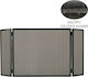 Zogometal Metallic Fireplace Screen with 3 Pane...