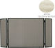 Zogometal Metallic Fireplace Screen with 3 Pane...