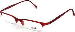 Ray Ban Women's Acetate Prescription Eyeglass Frames Red RB7005 2087