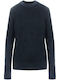 Langarm-Pullover Marineblau