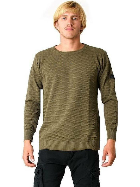 Bellissimo M125 Men's Long Sleeve Sweater Khaki