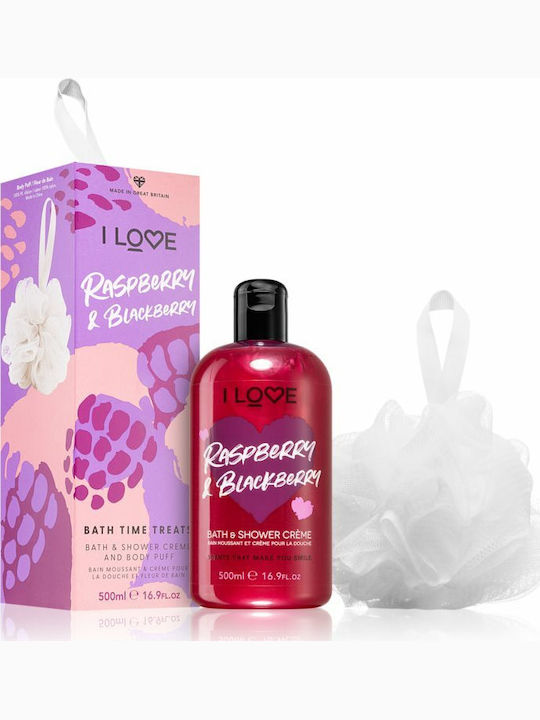 I Love Cosmetics Raspberry & Blackberry Σετ Περιποίησης για Καθαρισμό Σώματος