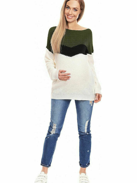 PeeKaBoo 40023 Maternity Sweater Khaki