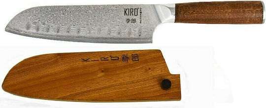 Kiro Kasai Μαχαίρι Santoku από Δαμασκηνό Ατσάλι 18cm