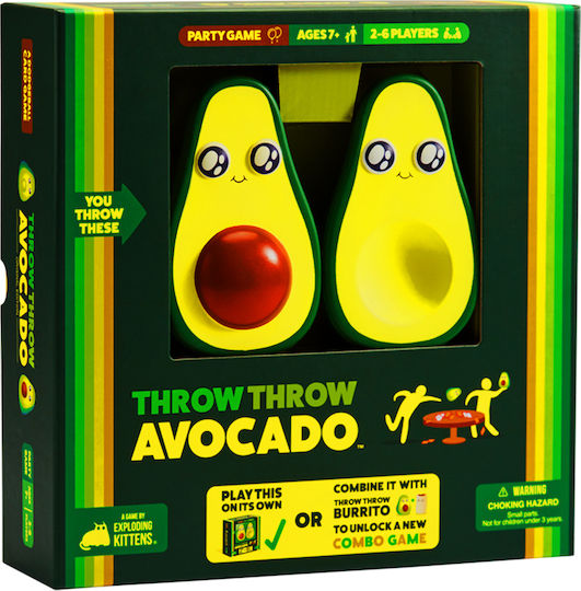 Board Game Throw Throw Avocado for 2-6 Players 5+ Years Old (EN) Exploding Kittens
