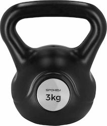 Spokey Kettlebell aus PVC 3kg Schwarz