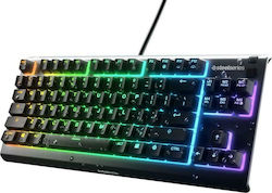 SteelSeries APEX 3 TKL Gaming Πληκτρολόγιο με RGB φωτισμό (Αγγλικό US)