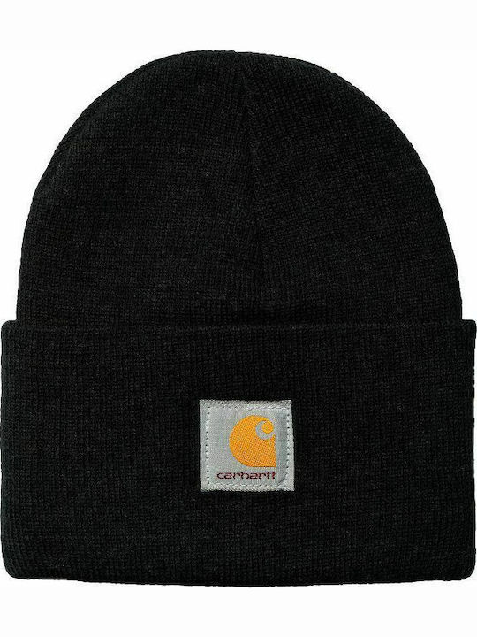 Beanie Beanie with Rib Knit in Black color