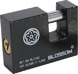 Blossom BL73 Stahl Vorhängeschloss Monoblock mit Schlüssel 75mm 1Stück