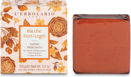 L' Erbolario Bacche Fiori Legni Μπάρα Σαπουνιού 100gr